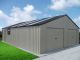8m x 12m Steel Garage with Double Roller Shutters