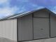 6m x 8m Steel Garage with Roller Door and Overhang 