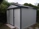 3m x 3m Steel Shed with Dark Trim