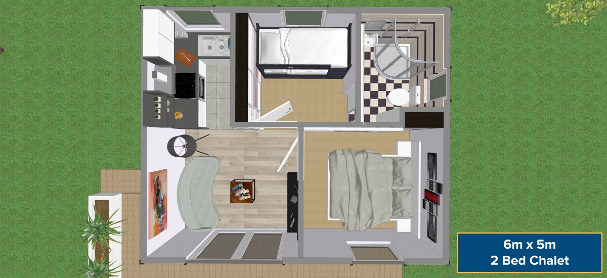 Garden Chalets, Bedroom Chalets, Garden Rooms, Garden Chalets