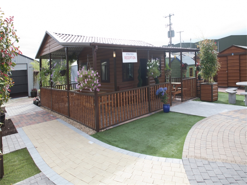 Garden Chalets Gallery Steeltech Garden Sheds Ireland