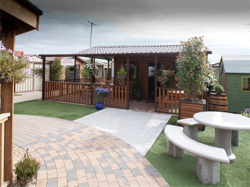 Garden Chalets Gallery | Steeltech Garden Sheds Ireland