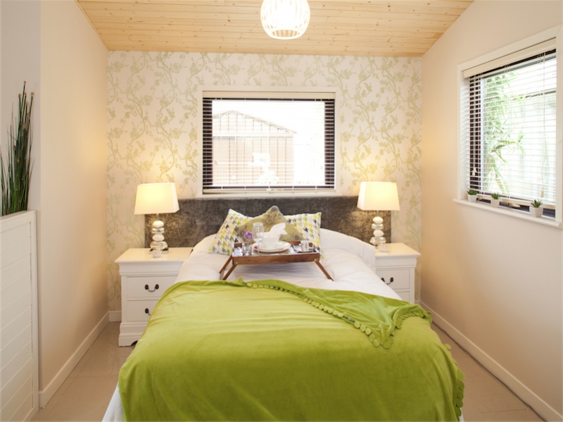 Bedroom in Garden Chalet