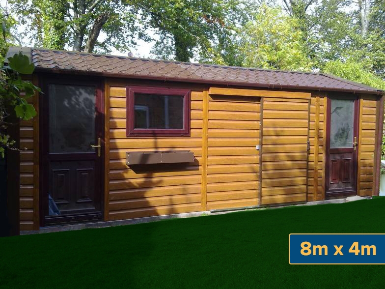 Garden Chalets Gallery | Steeltech Garden Sheds Ireland