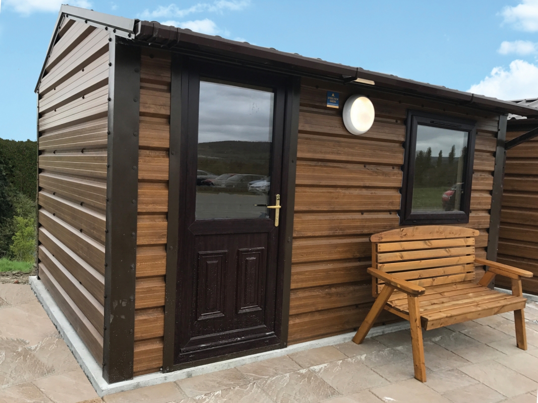 Garden Chalets Gallery | Steeltech Garden Sheds Ireland