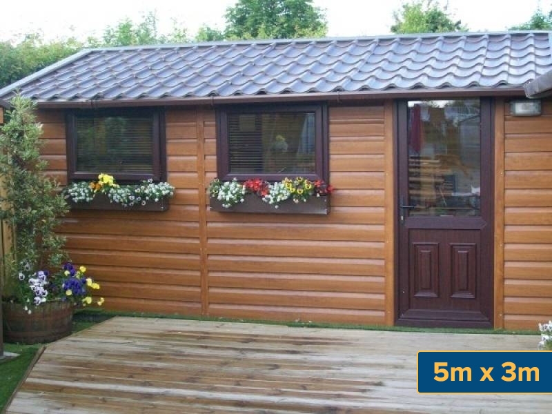 Garden Chalets Gallery | Steeltech Garden Sheds Ireland