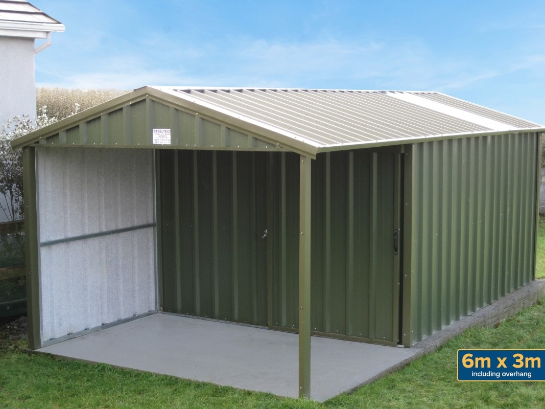 steel sheds, insulated steel sheds, steel garden sheds