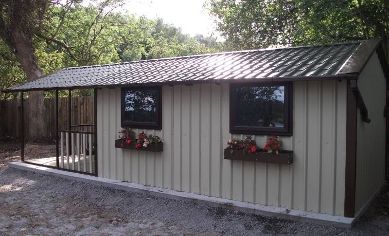 Steel Chalets, Garden Chalets, Summer Houses Steeltech Sheds