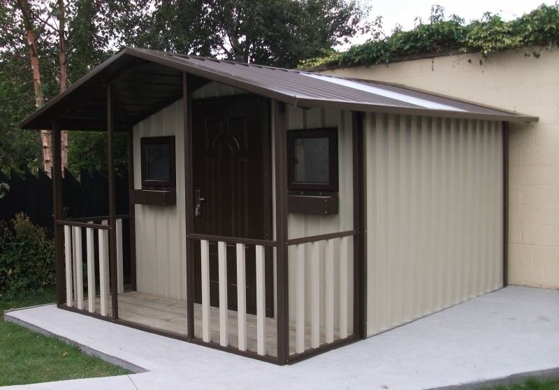 Steel Chalets, Garden Chalets, Summer Houses | Steeltech Sheds