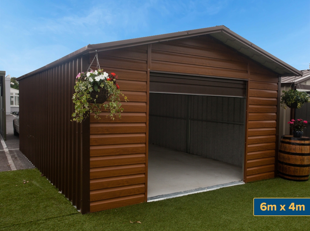 Timber Effect &amp; Wood Effect Steel Garages