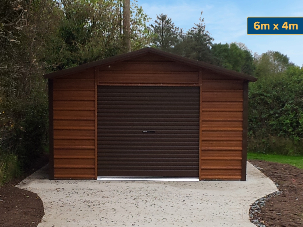 Timber Effect &amp; Wood Effect Steel Garages