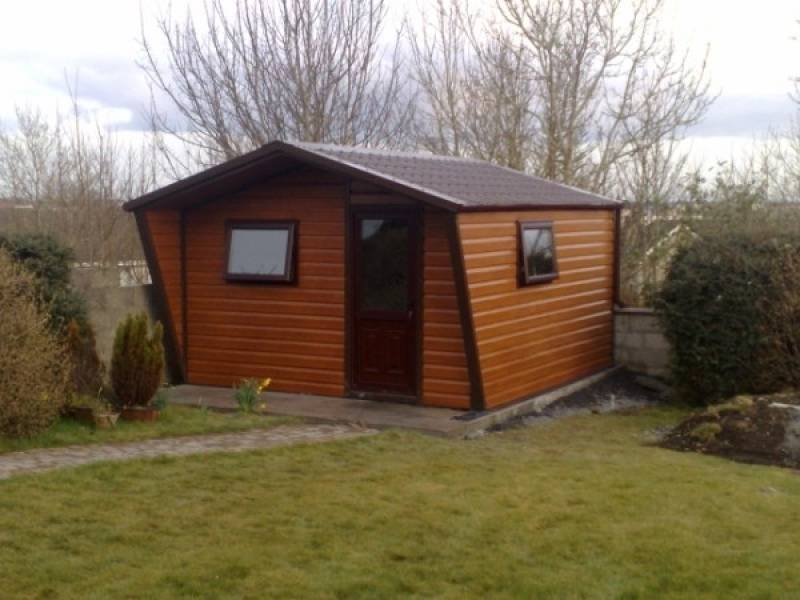 Timber Effect PVC Steel Sheds &amp; Woodgrain Effect Sheds