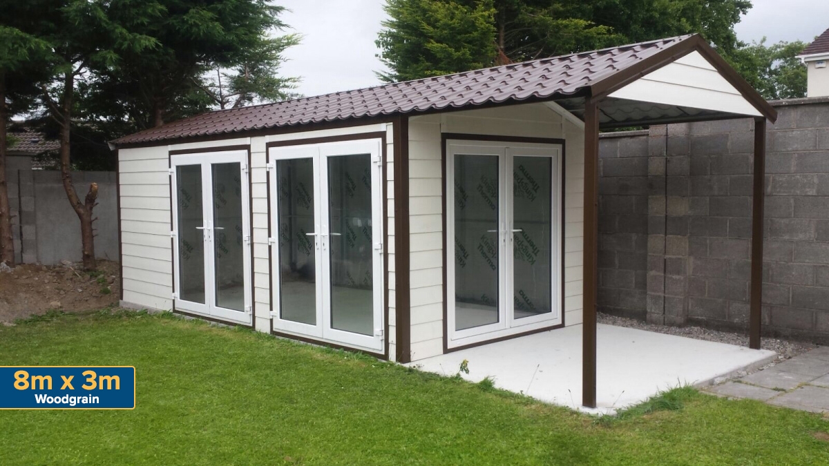 Garden Chalets Gallery | Steeltech Garden Sheds Ireland