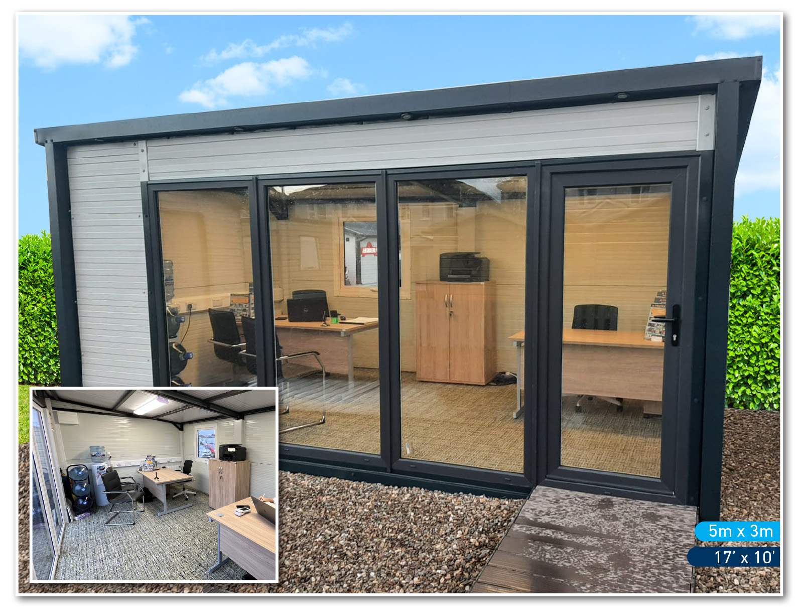 Home Offices, Steel Offices, PVC Home Offices | Steeltech Garden Rooms