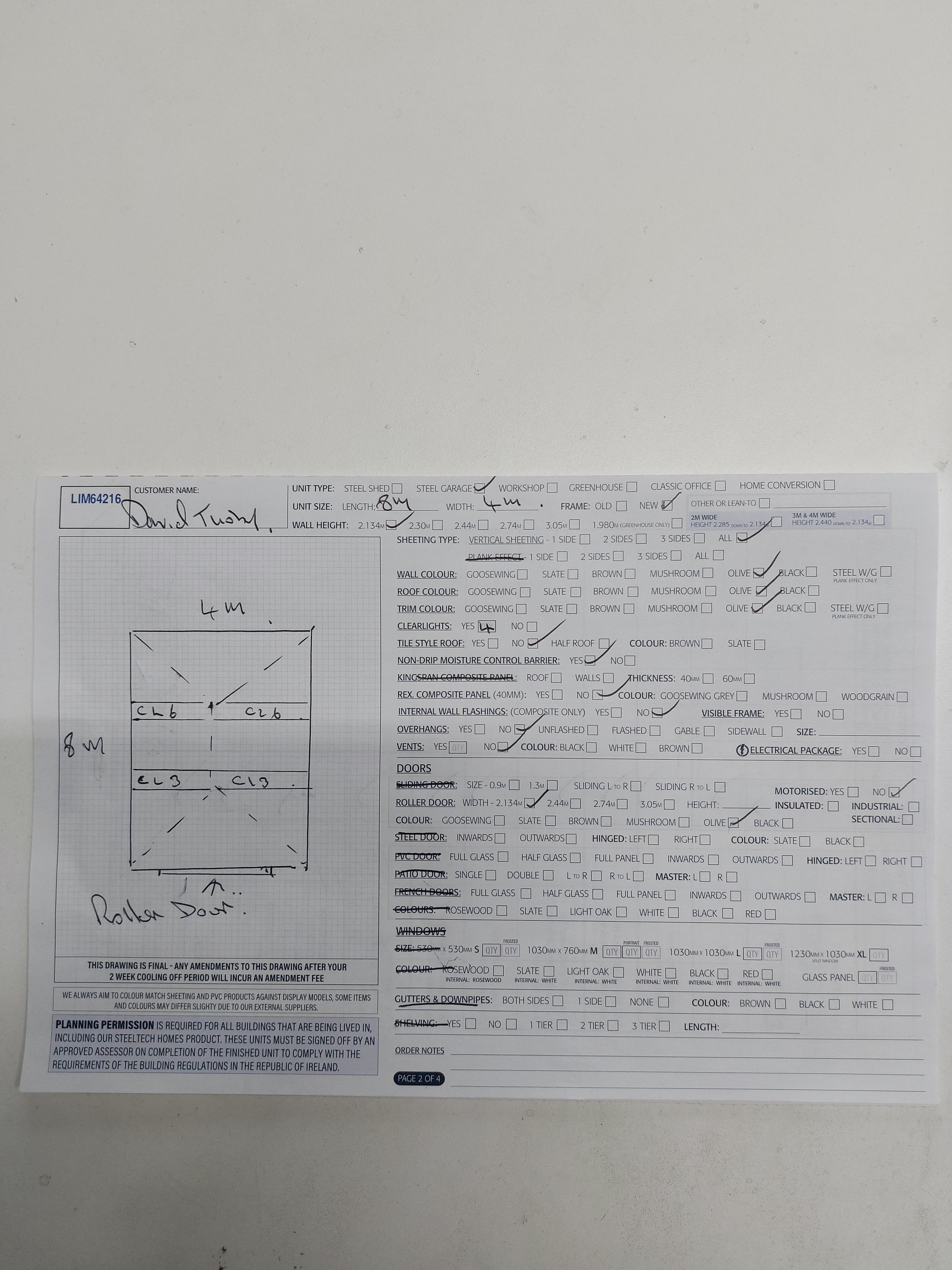 Upload Scanned Order Form - Page 2