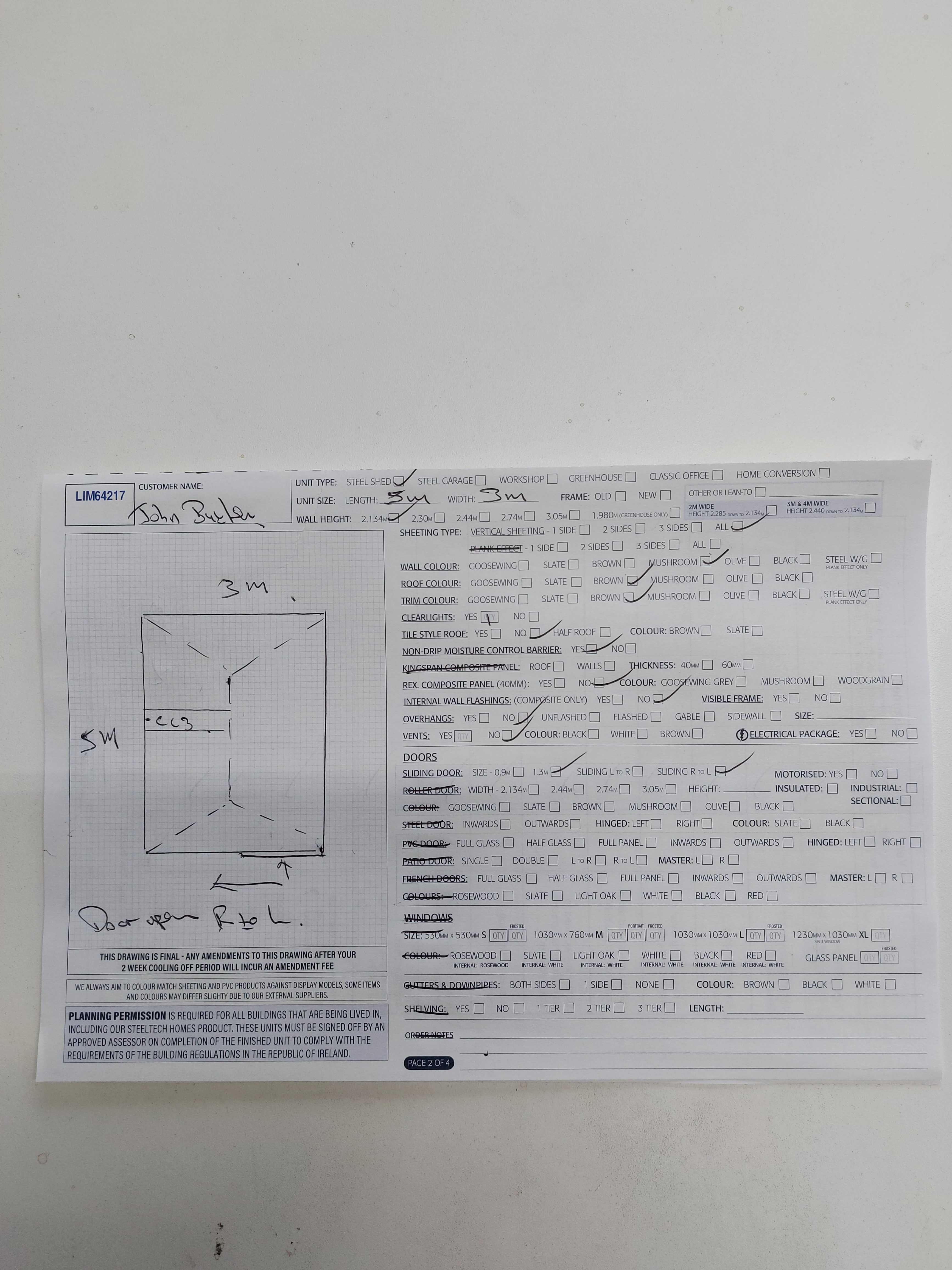 Upload Scanned Order Form - Page 2