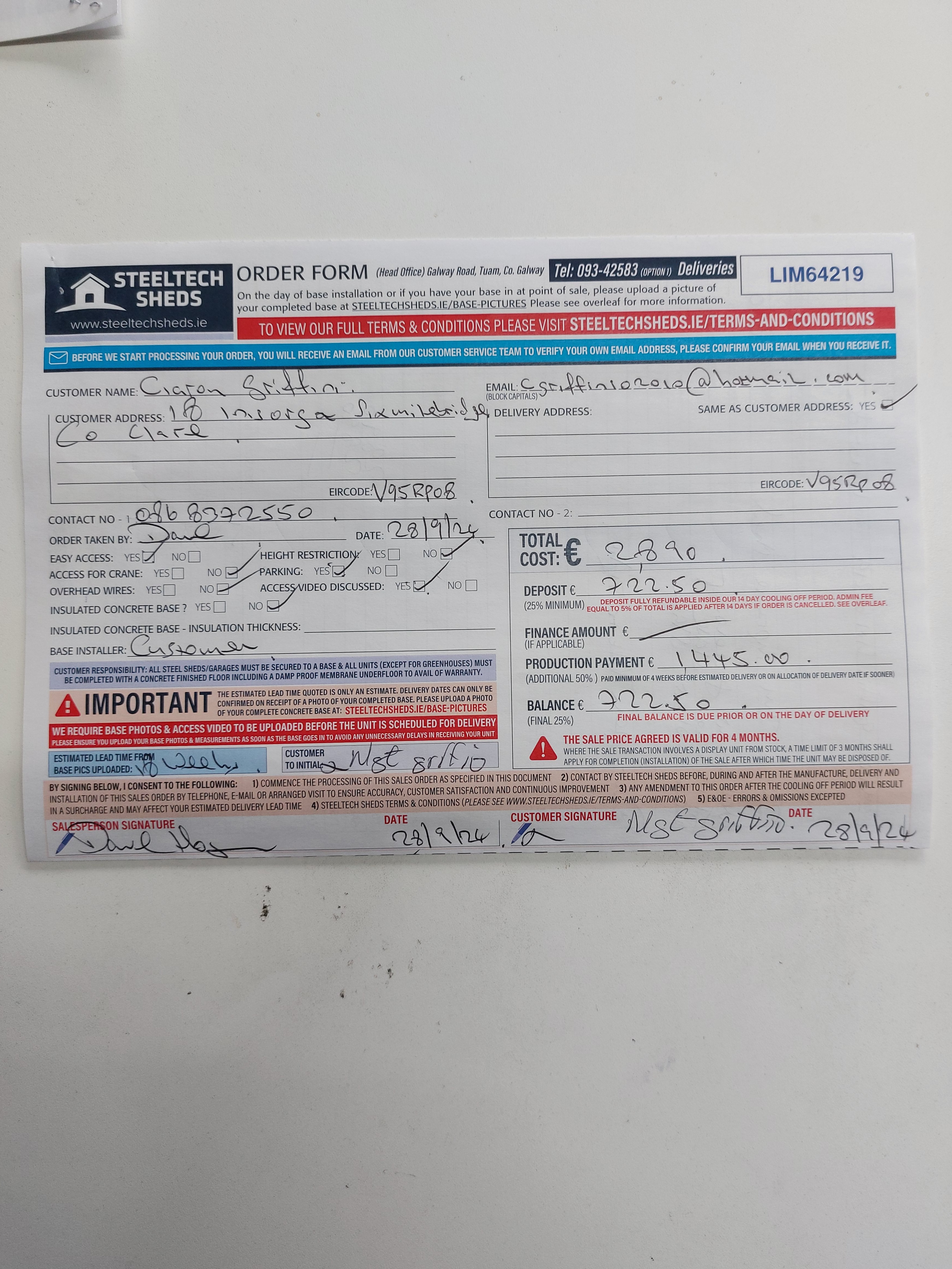 Upload Scanned Order Form - Page 1