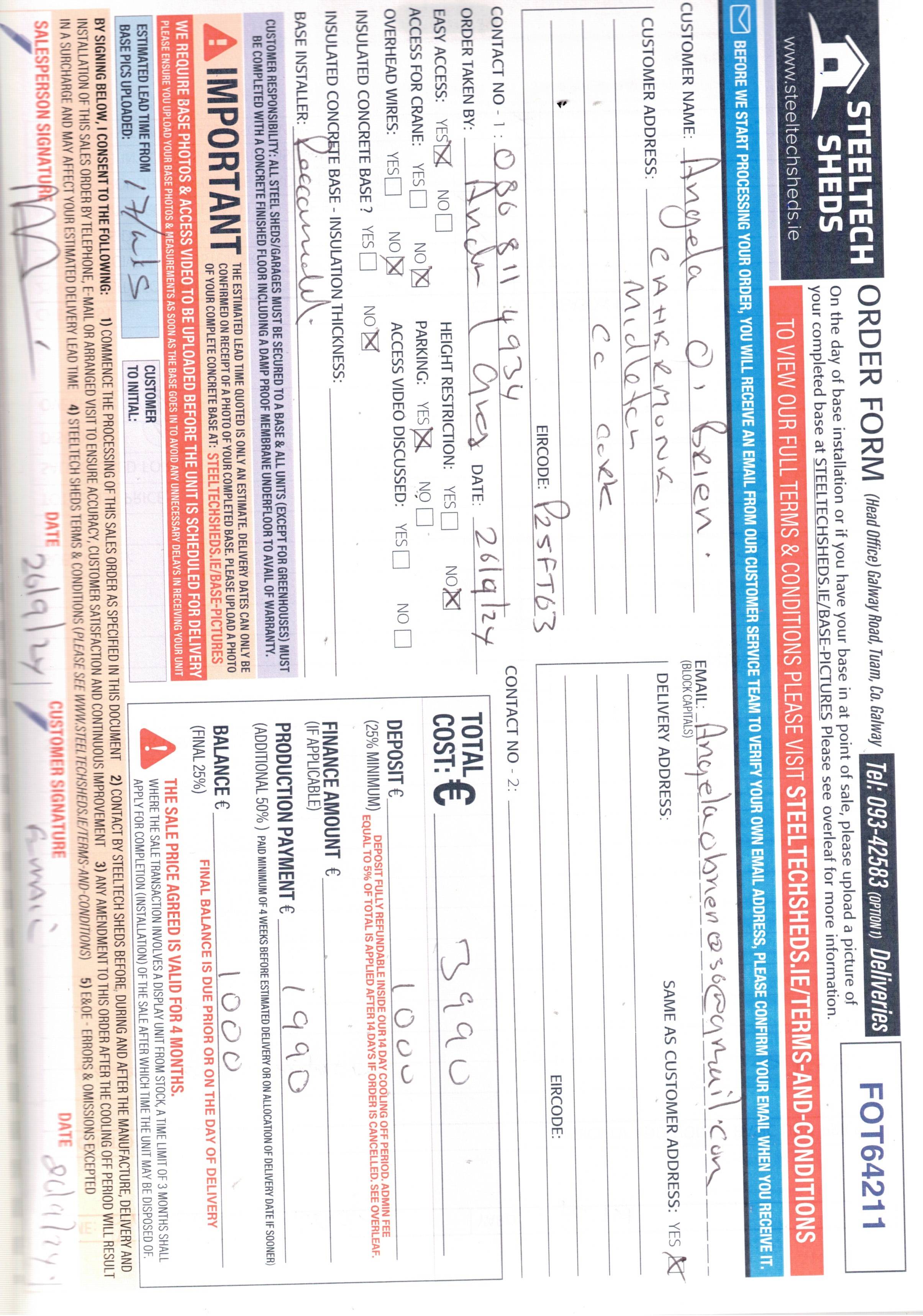 Upload Scanned Order Form - Page 1