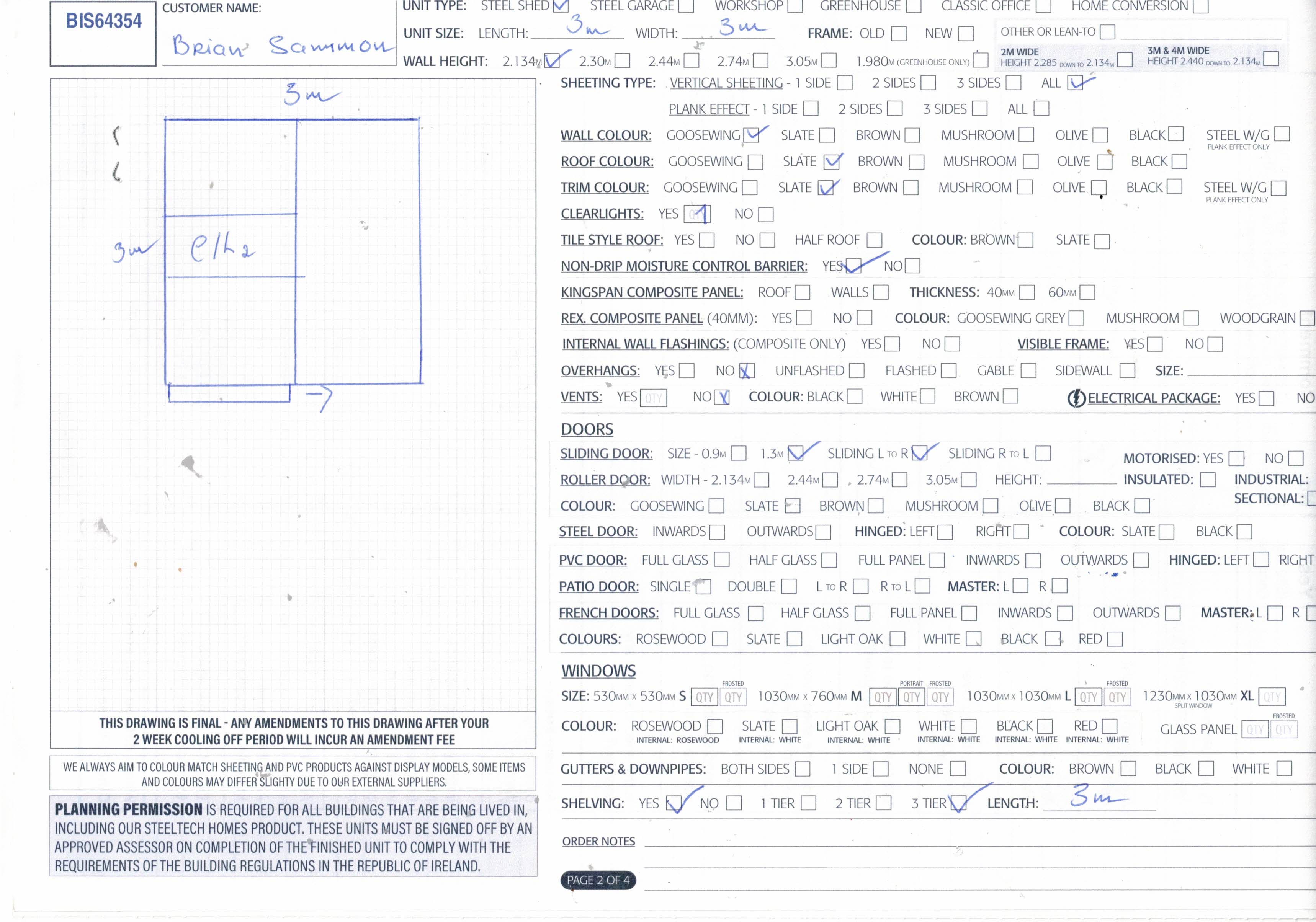 Upload Scanned Order Form - Page 2