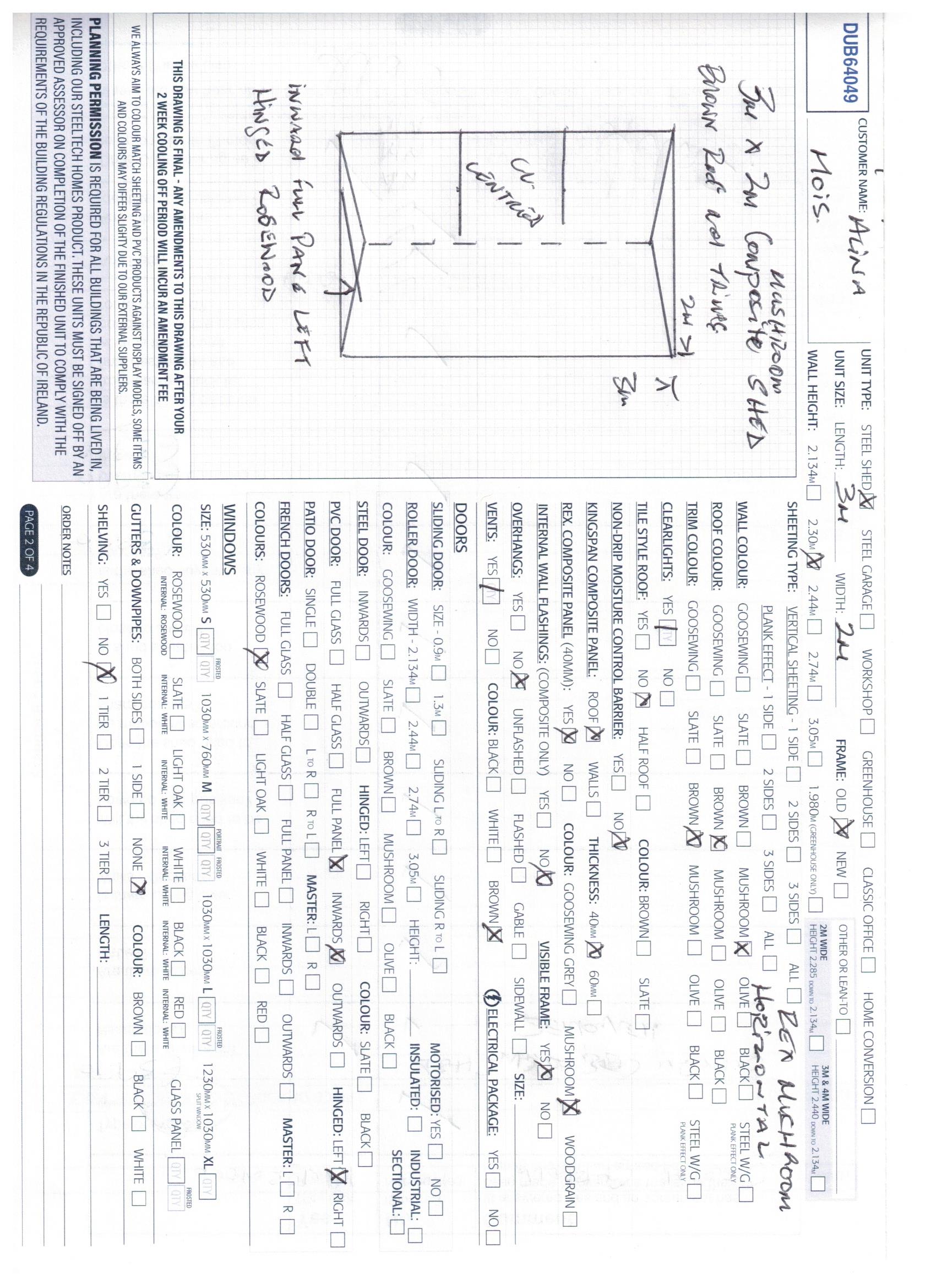 Upload Scanned Order Form - Page 2