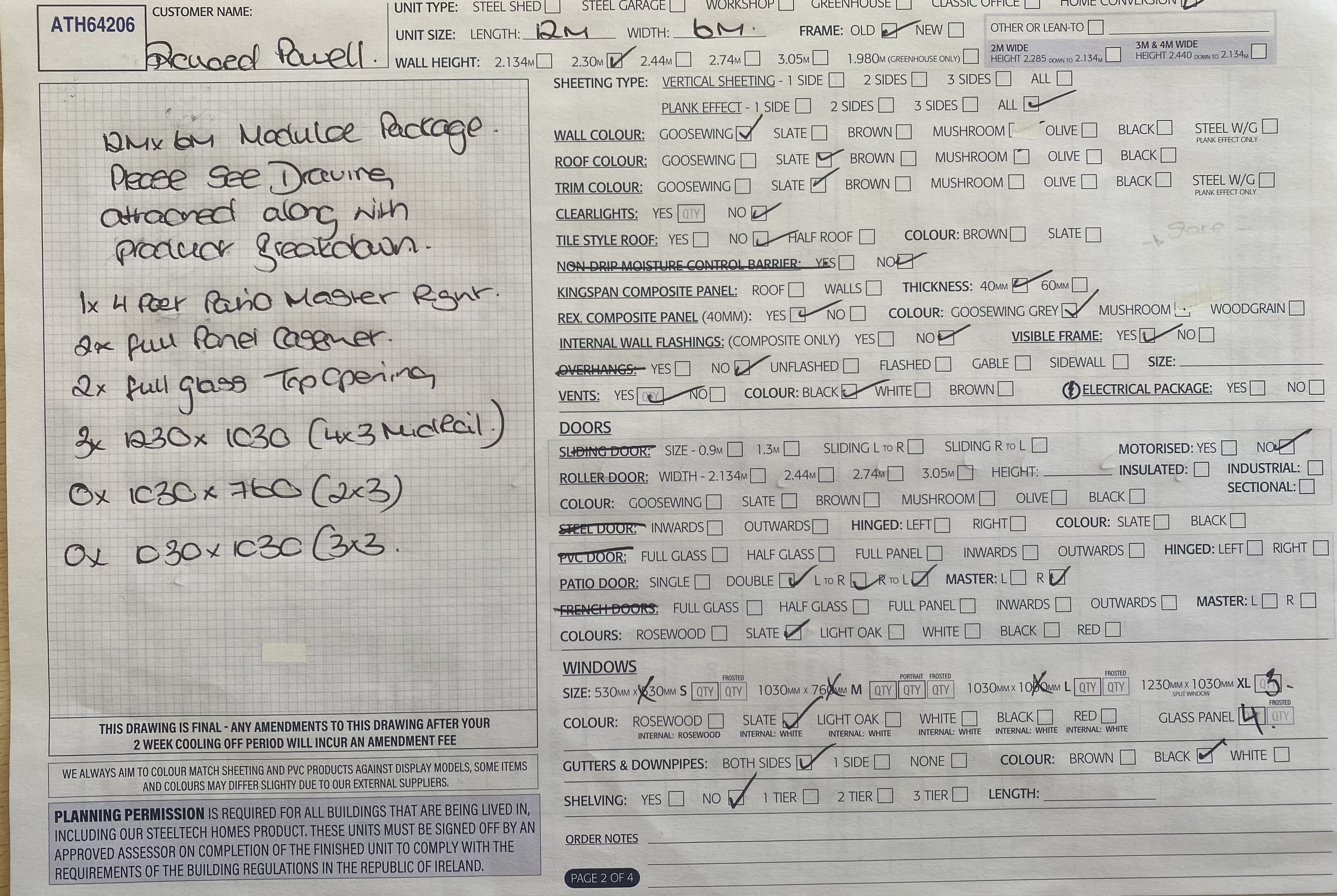 Upload Scanned Order Form - Page 2