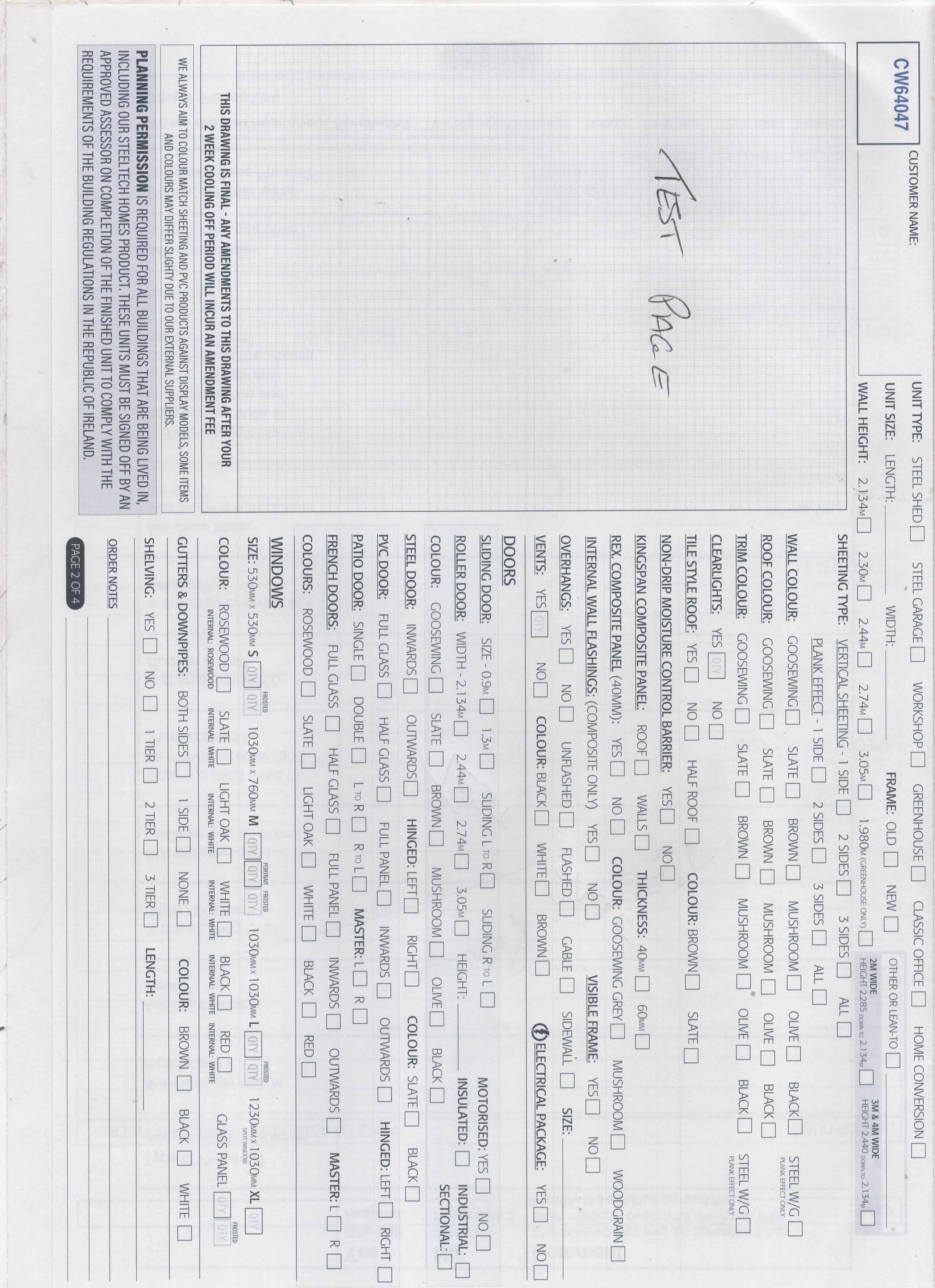Upload Scanned Order Form - Page 2
