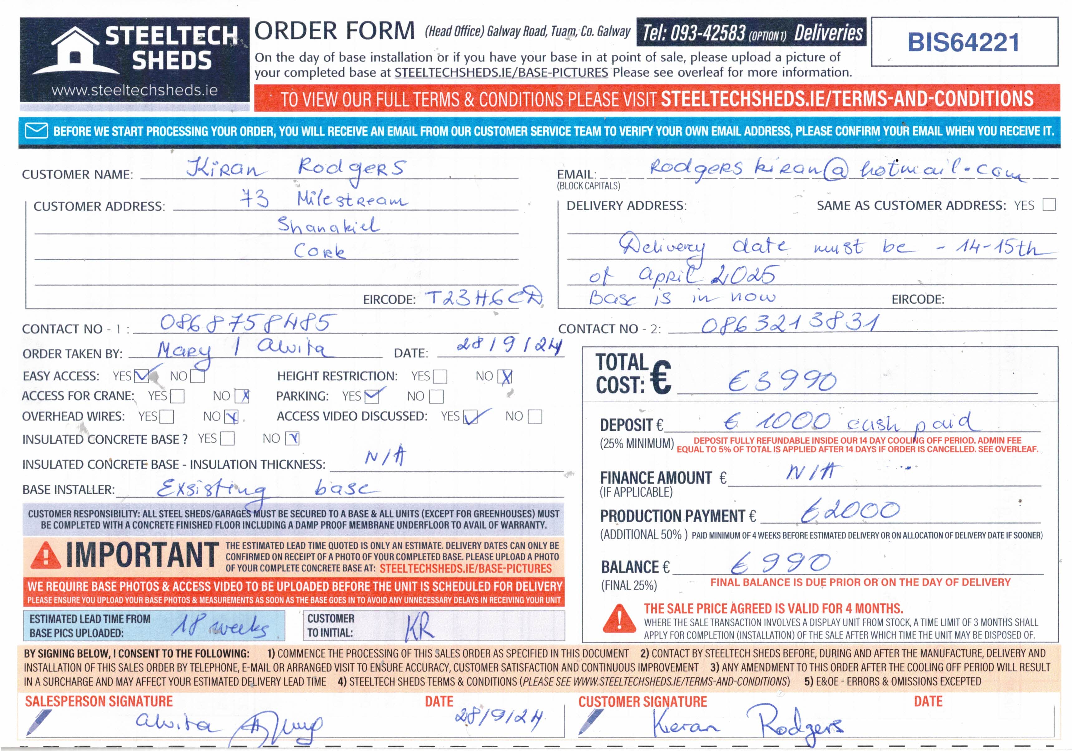 Upload Scanned Order Form - Page 1