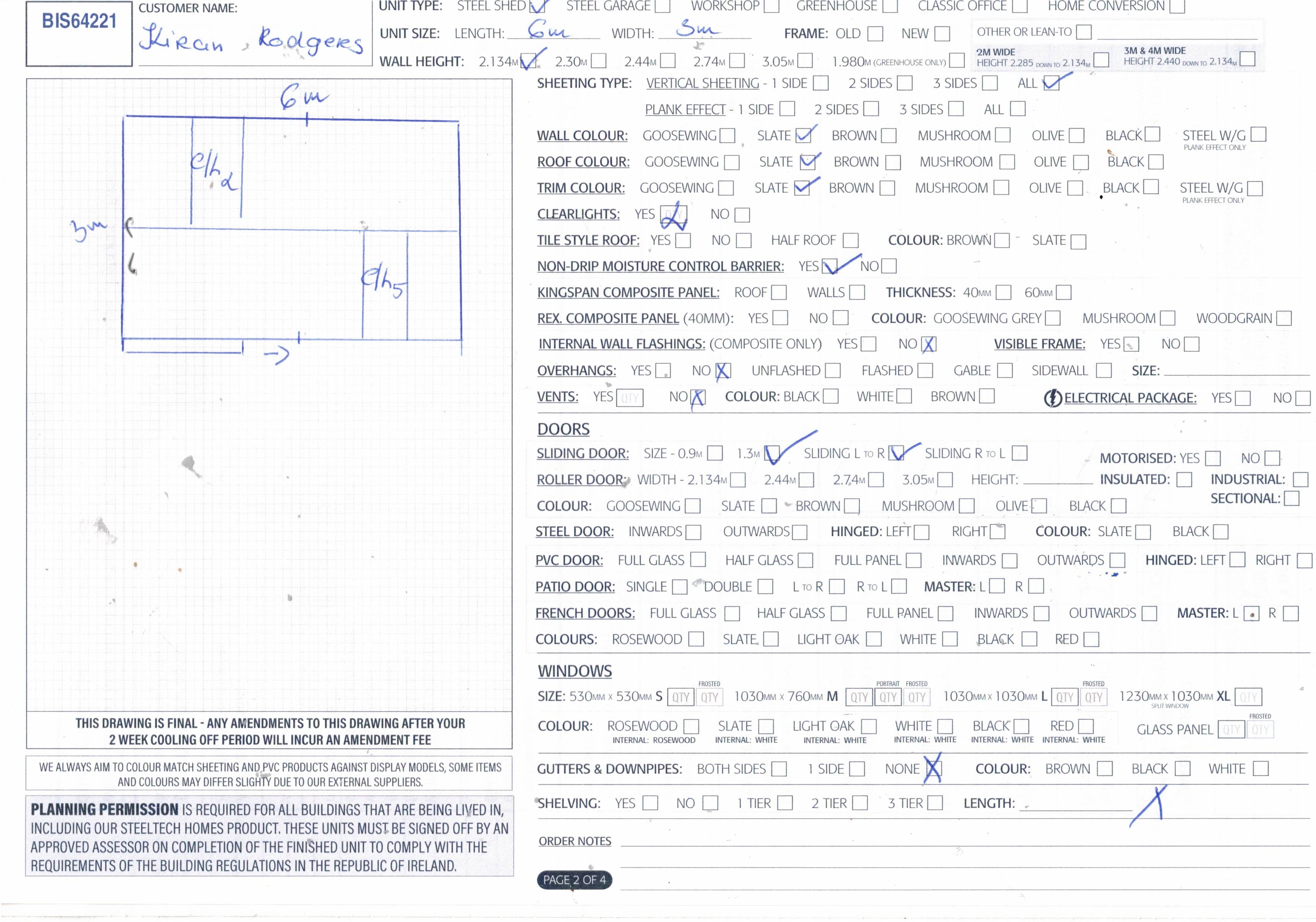 Upload Scanned Order Form - Page 2