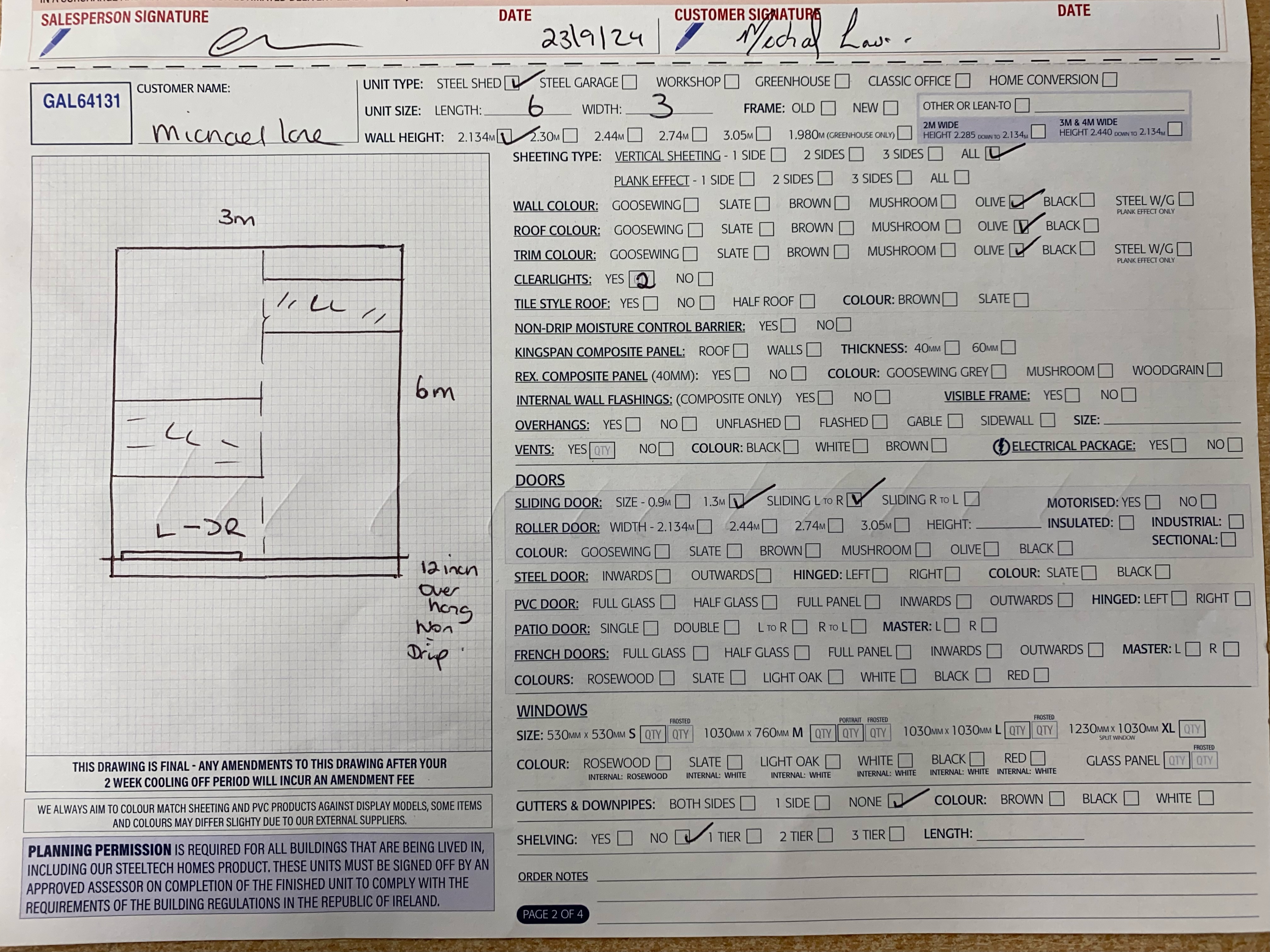 Upload Scanned Order Form - Page 2