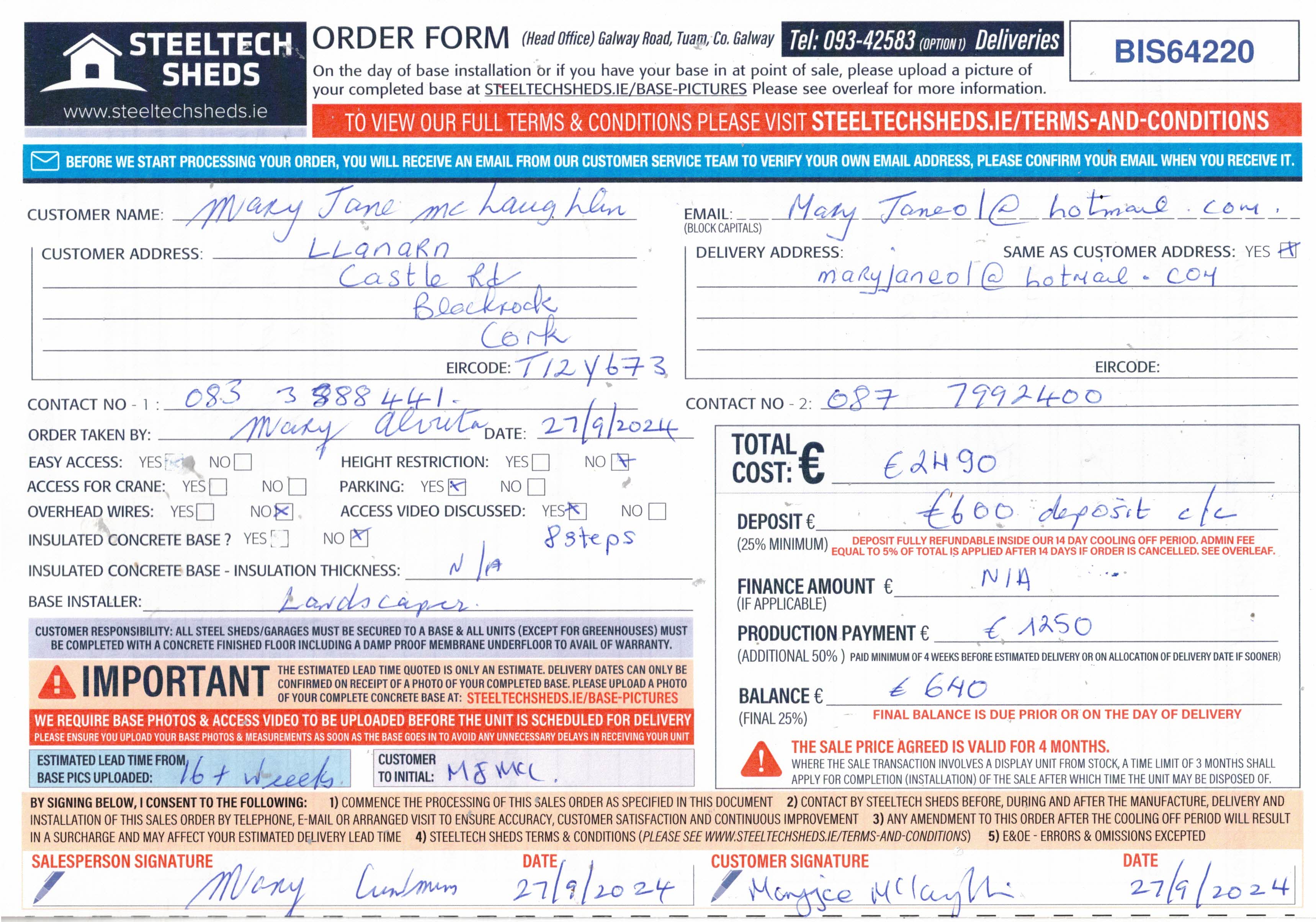 Upload Scanned Order Form - Page 1