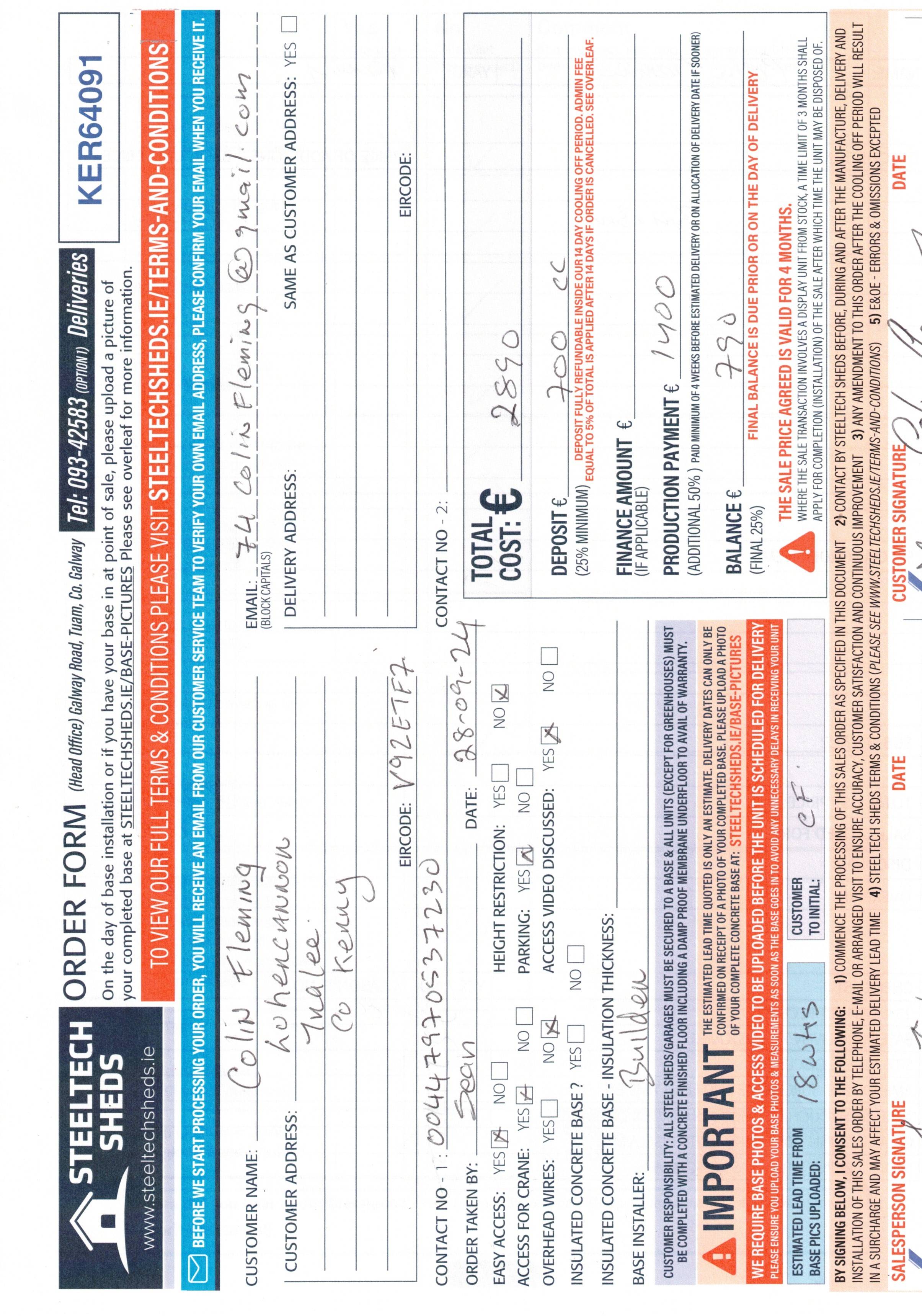 Upload Scanned Order Form - Page 1