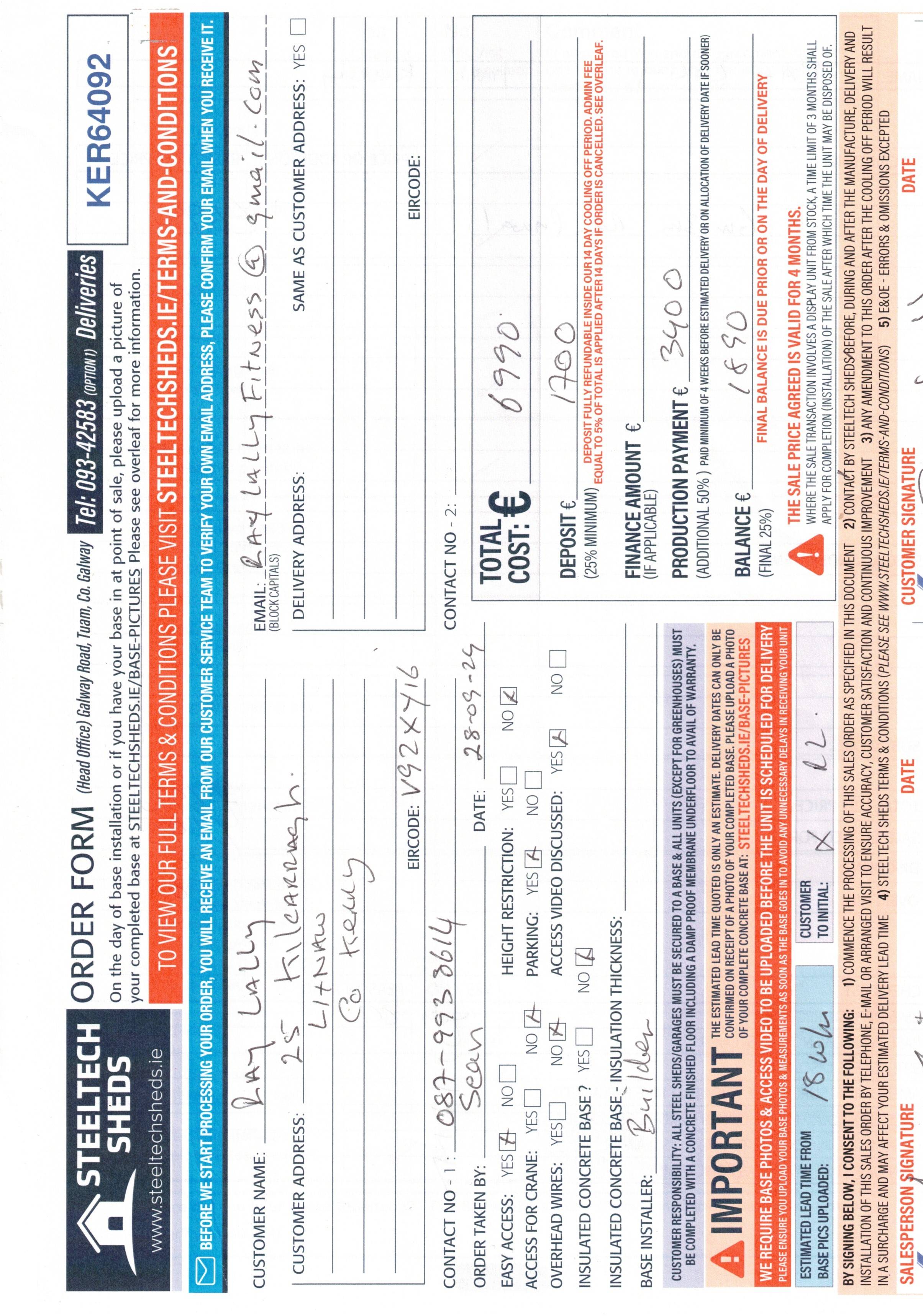 Upload Scanned Order Form - Page 1