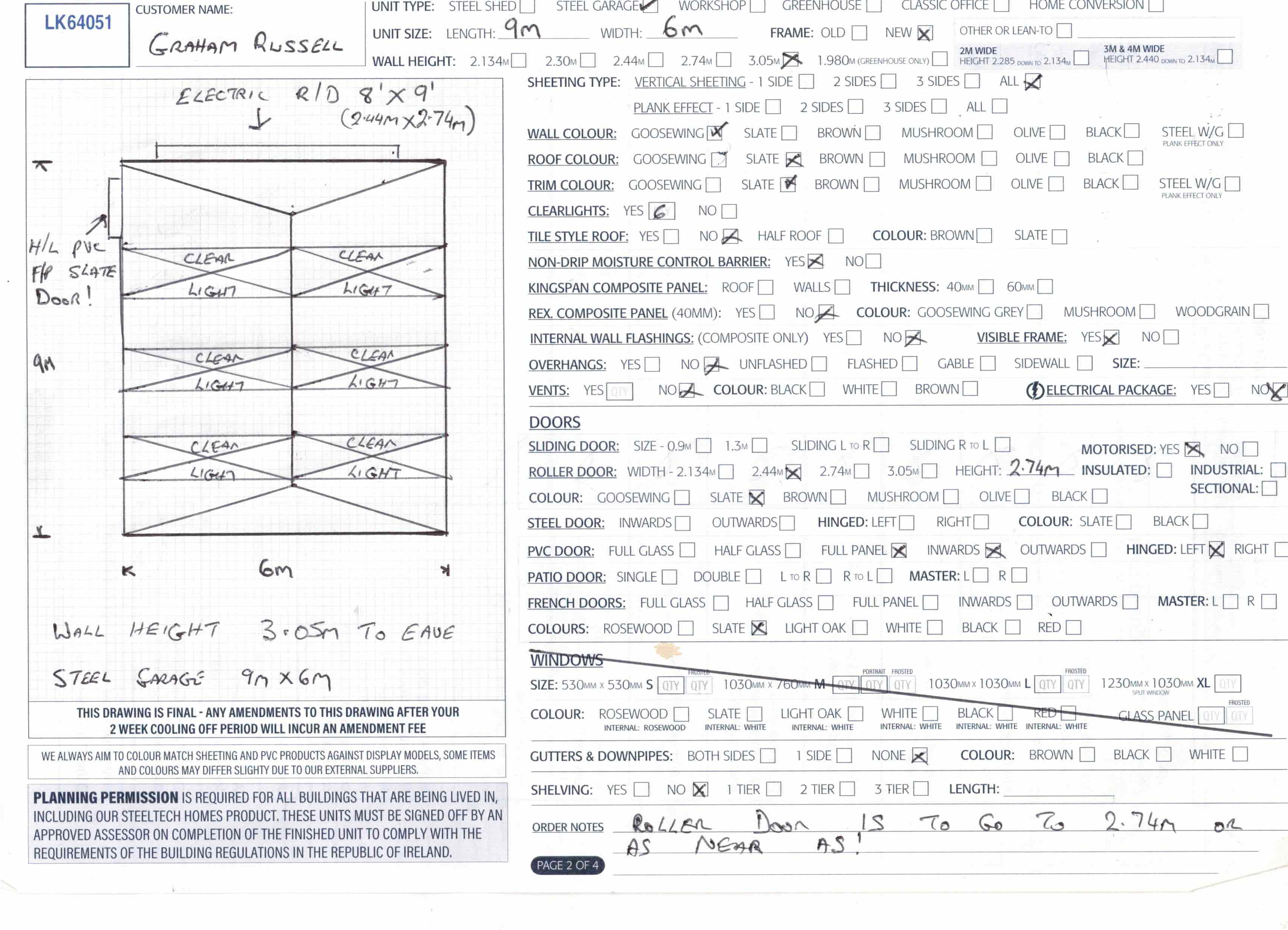 Upload Scanned Order Form - Page 2