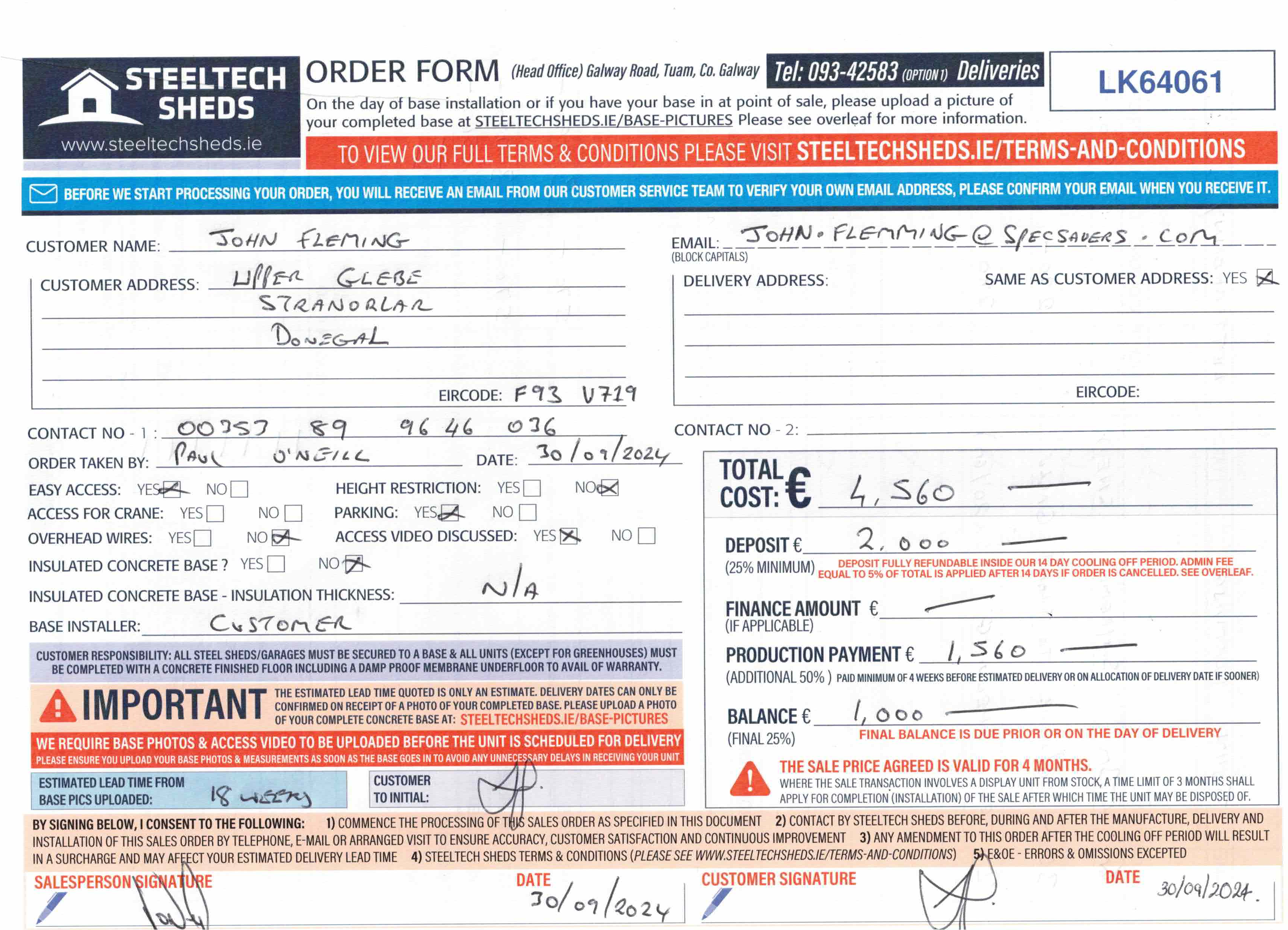 Upload Scanned Order Form - Page 1