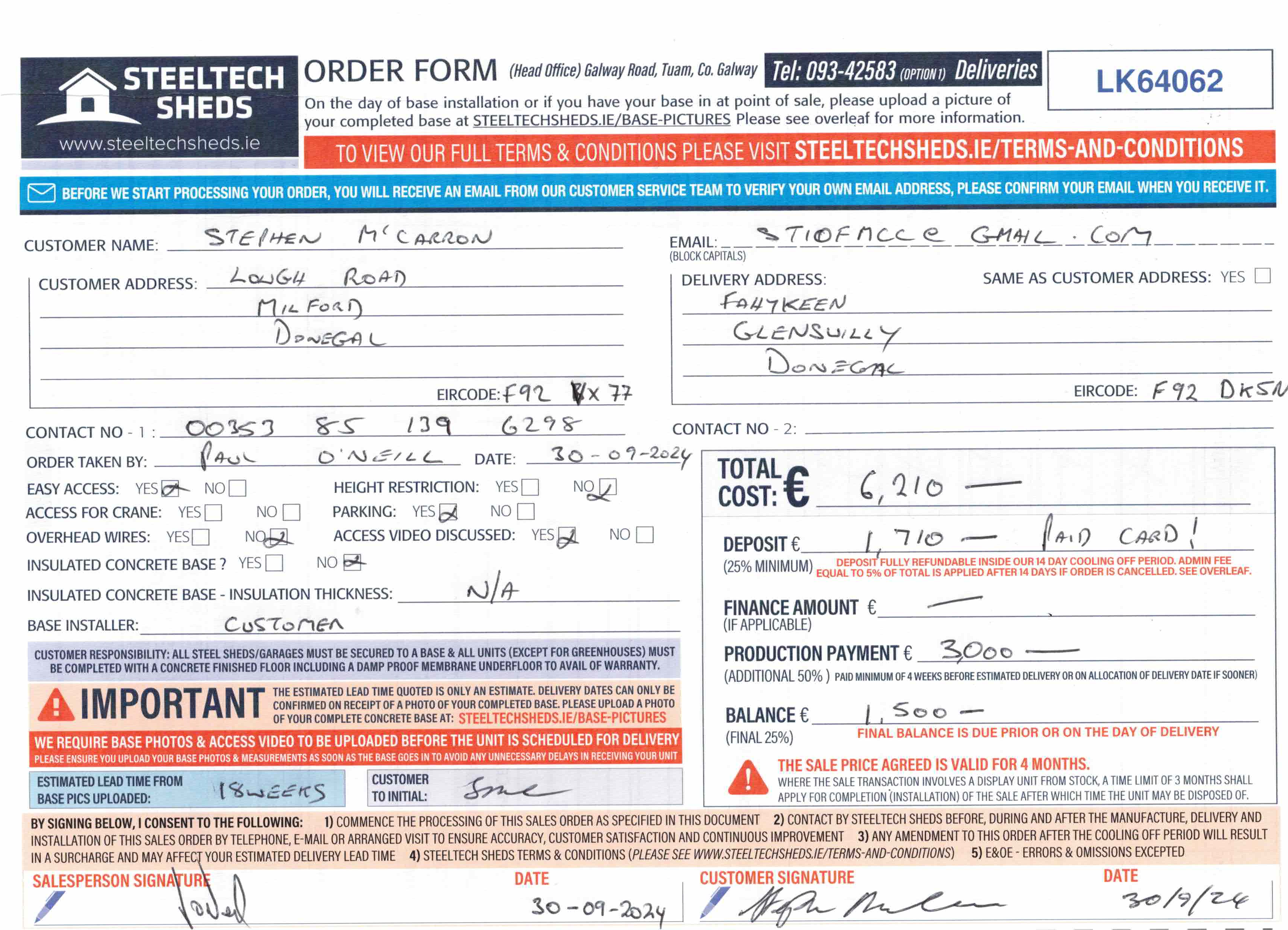 Upload Scanned Order Form - Page 1