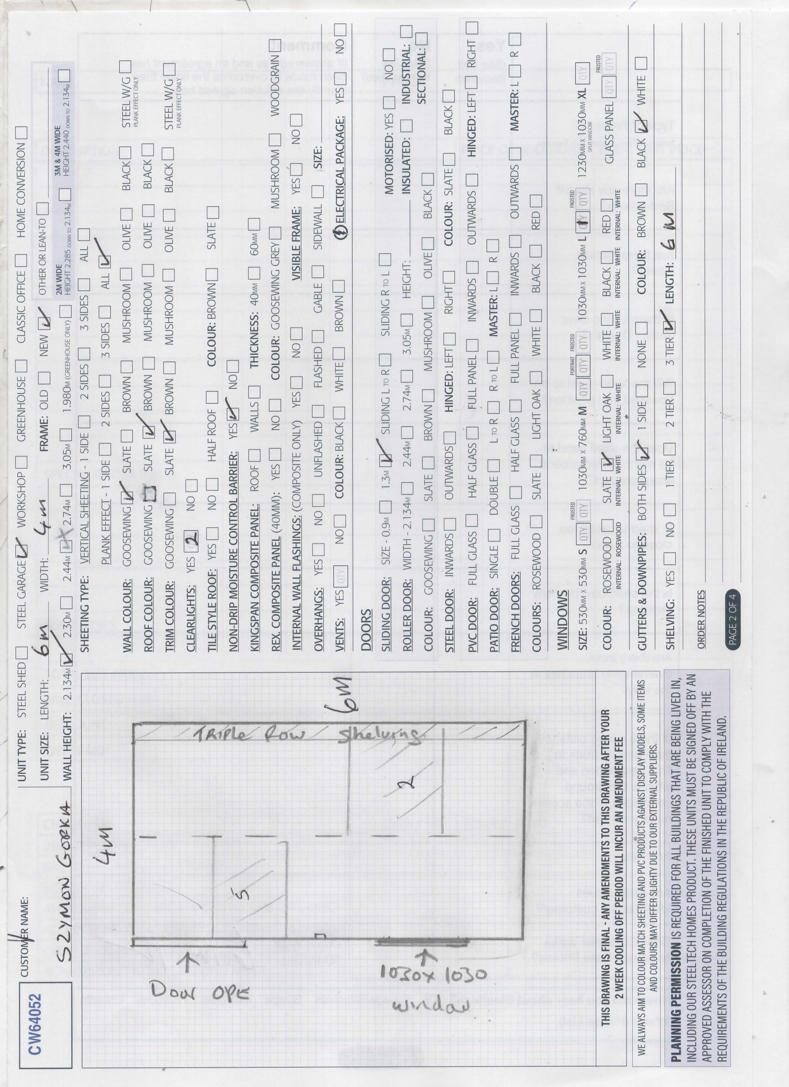 Upload Scanned Order Form - Page 2