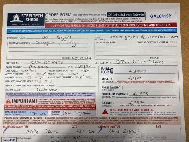 Upload Scanned Order Form - Page 1
